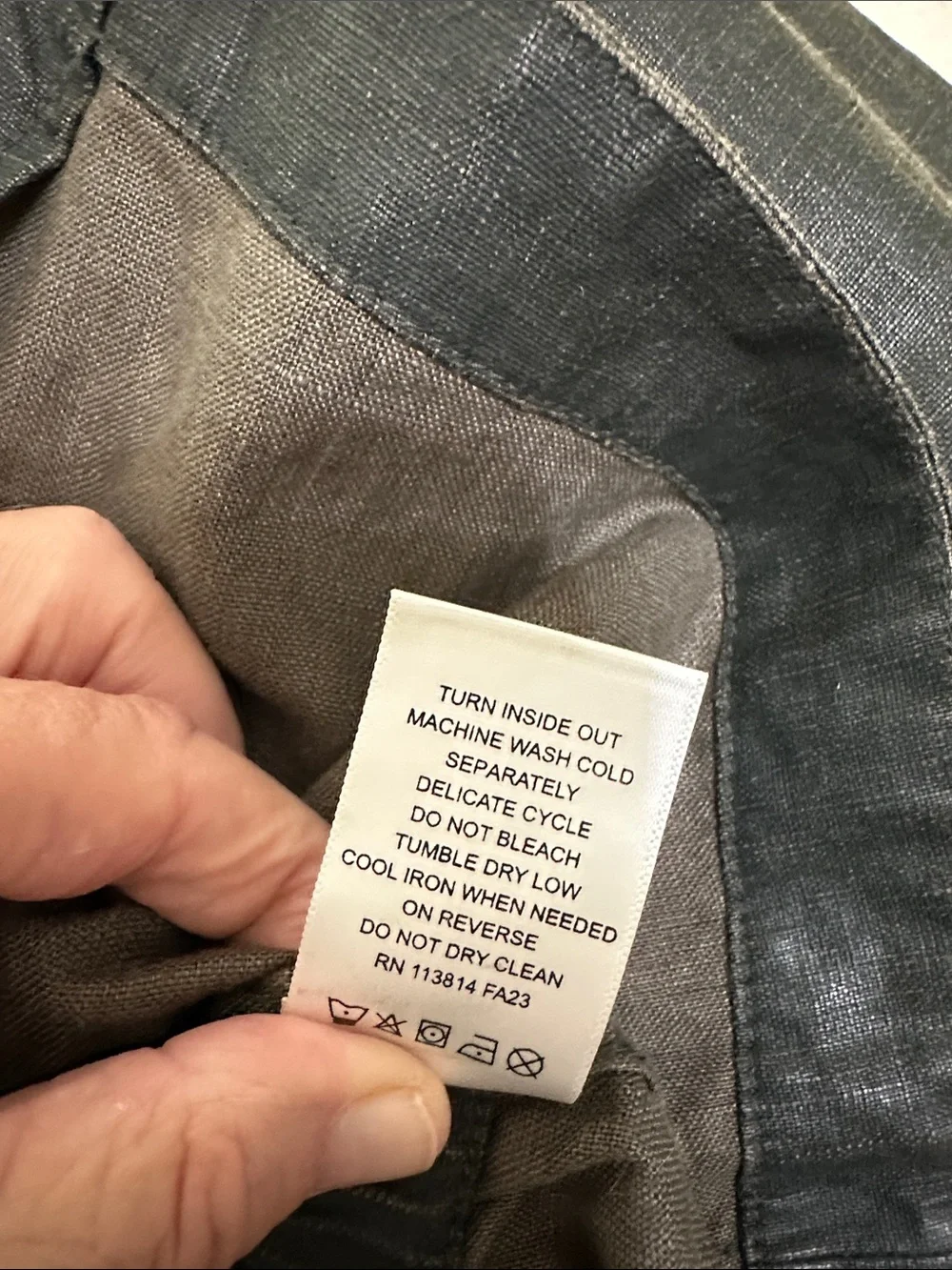 Nwots Billy Reid Waxed Jacket Medium